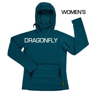🏔️  MELANZANA Microgrid hoodie in teal! womens size medium EUC